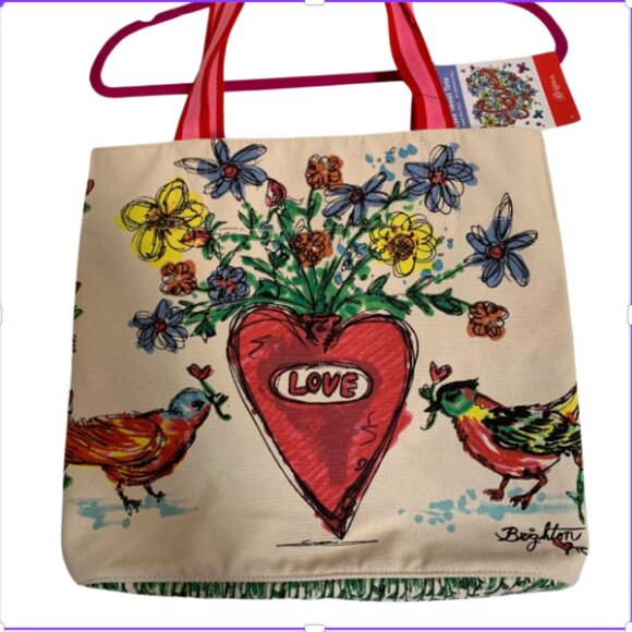 Brighton Love Tweet Tote Bag WT
